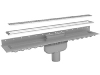 Purus Line sampak rist/ramme RIB 800mm, Ø75mm lodret udløb