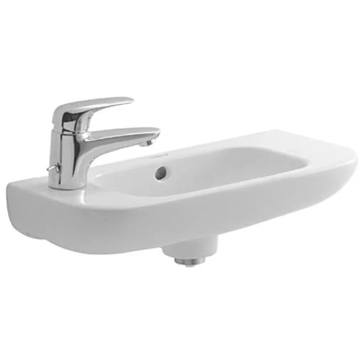 Duravit D-Code håndvask m/hanehul venstre 50 cm