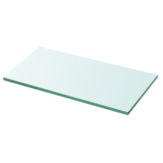 vidaXL hylde glaspanel klar 30x12 cm
