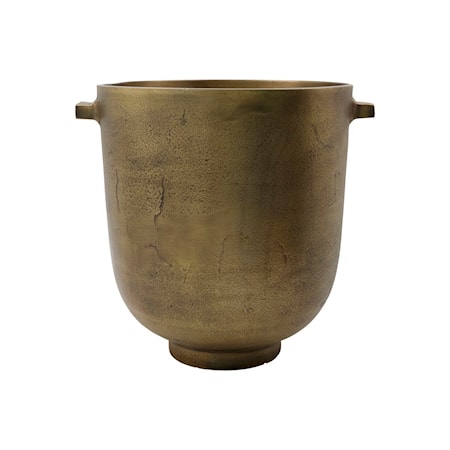 Plantekasse Foem Antik Messing 25 cm