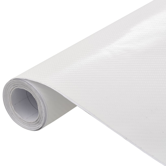 vidaXL bilfolier 2 stk. 100x150 cm 4D hvid