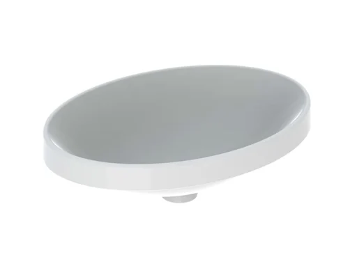 Geberit VariForm håndvask oval 55x45 cm, med KeraTect