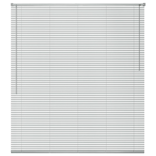 vidaXL persienne aluminium 140 x 220 cm sølvfarvet