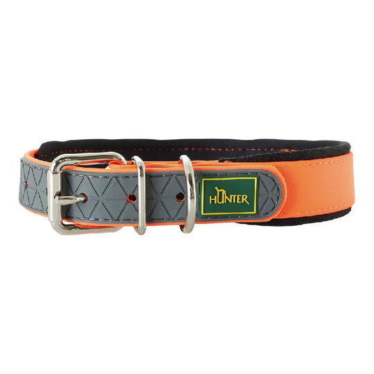 Hundehalsbånd Hunter Convenience Comfort Orange (42-50 cm)