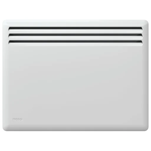 Nobø Front El-varmepanel uden termostat, 500W/230V, Hvid - 5 m²