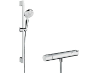 HANSGrohe Ecostat 1001 CL brusetermostat (13213000) med Crometta Vario brusersæt 65 cm (26532400)