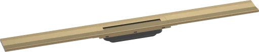 Hansgrohe Raindrain Flex afløbsrende, vægmontering, 900 mm, børstet bronze
