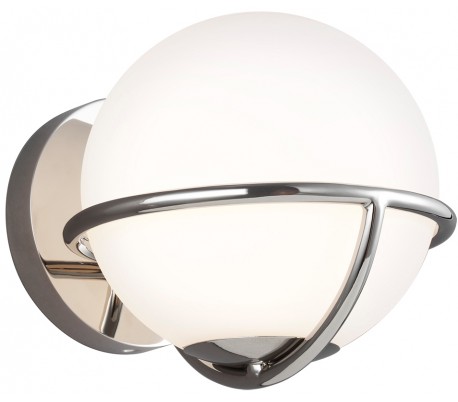 Apollo 1 Væglampe H17,1 cm 1 x G9 LED - Poleret nikkel