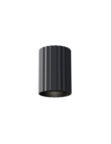 DELPHI påbygningsspot i aluminium Ø7 cm 1 x GU10 - Mat sort