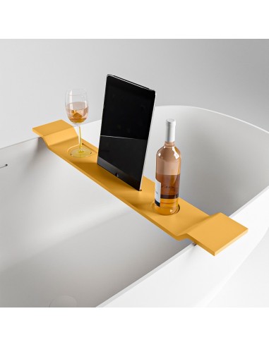 EASY hylde til badekar B86 cm Solid surface - Okker