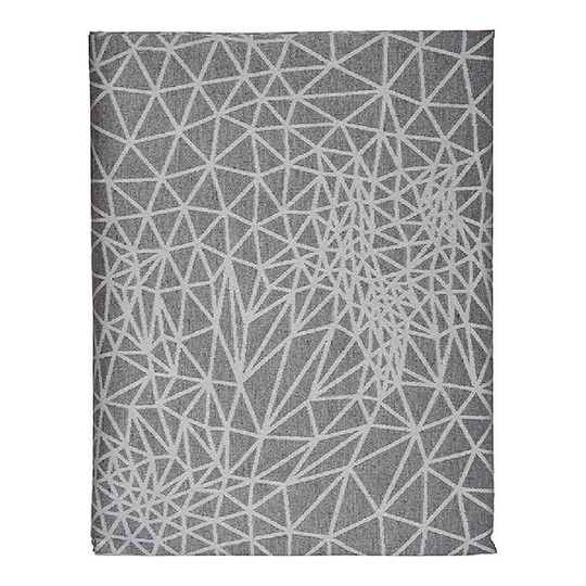 Dug Jacquard Abstrakt Grå (140 x 180 cm)