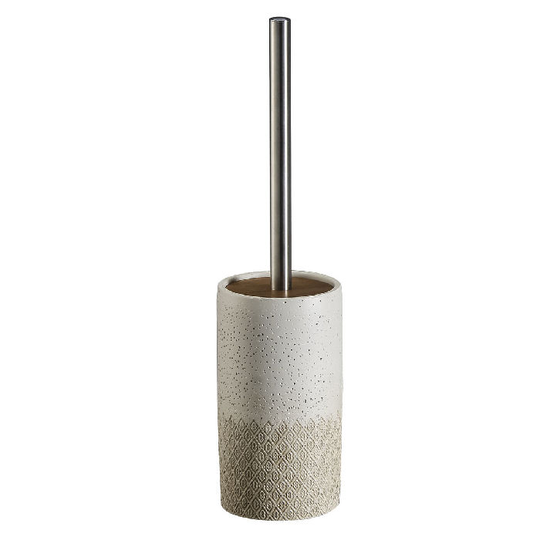 Toiletbørste DKD Home Decor Beige Harpiks Bambus (9 x 9 x 38 cm)