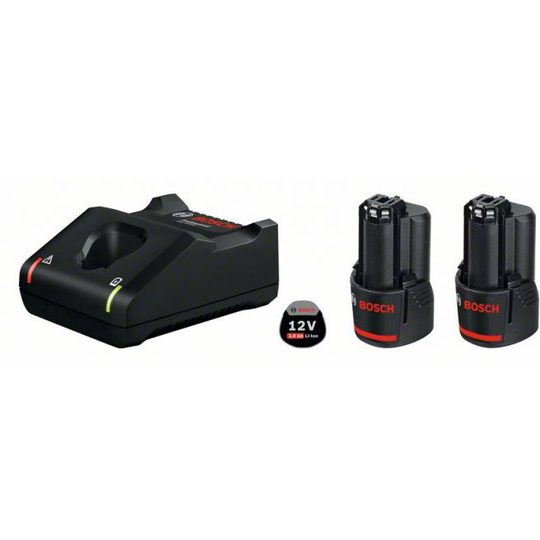 Bosch 2 x GBA 12V 2.0Ah + GAL 12V-40 - Startsæt - 1600A019R8