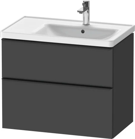 Duravit D-Neo underskab, 78,4x45,2 cm, højre, mat grafit
