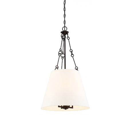 Austin 4 Loftlampe Ø46 cm - Antik bronze/Hvid