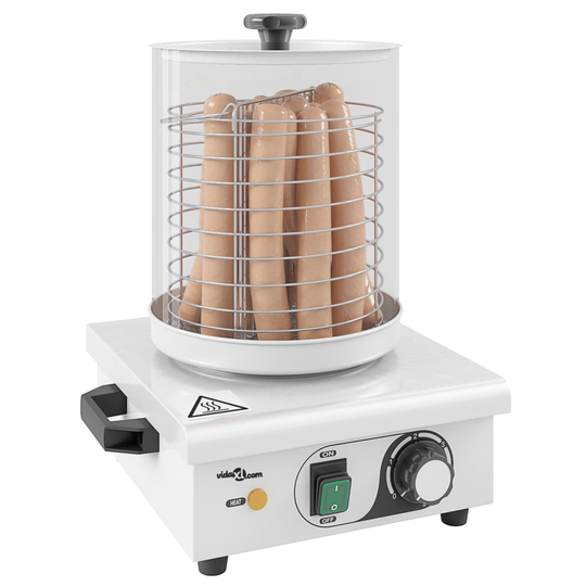 vidaXL hotdogvarmer i rustfrit stål 450 W