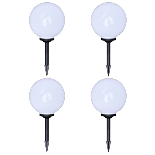 vidaXL udendørslamper 4 stk. LED 30 cm med jordspyd