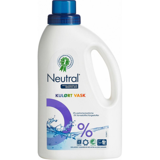 Neutral flydende vaskemiddel - Color 1,0 L