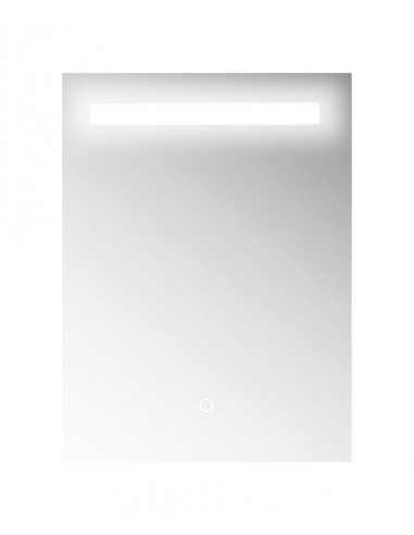 Spejl med touch 3W LED lampe H60 x B45 cm