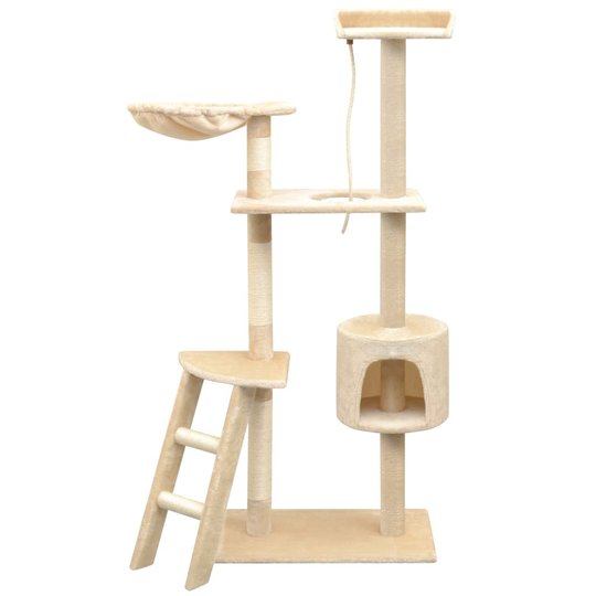 vidaXL kradsetræ med sisal til katte 150 cm beige