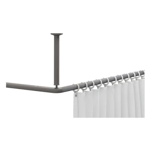 Pressalit Care forhængsstang 1200 x 1200 mm, Grå