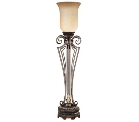 Corinthia Bordlampe H98 cm 1 x E14 - Rustik bronze/Rav