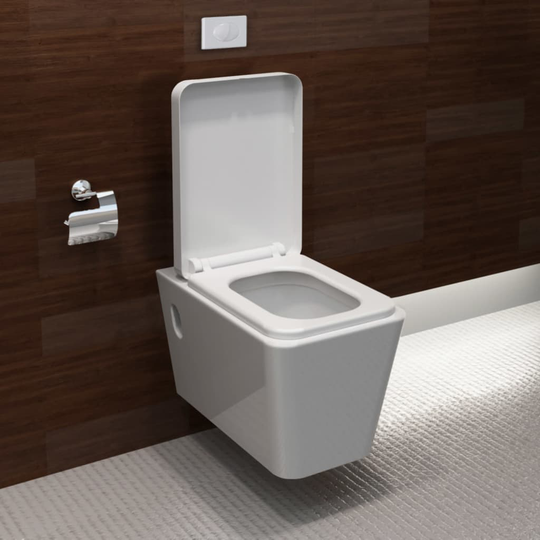 Wall Toilet hvid moderne inkl. skyllesystem