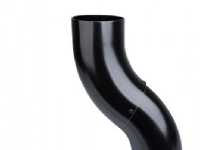 Sort Stål nedførsel 90mm - Sort arkitekt nedførsel 90mm - tages ikke retur