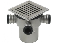 Blücher 110 mm afløbsskål til beton, med studs, lodret, flex
