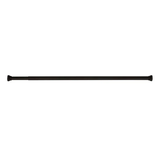 Spirella Kreta badeforhængstang, 125-220 cm, matt sort