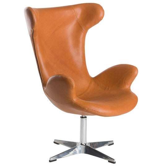 VICTOR drejestol læder (COGNAC, ONESIZE)