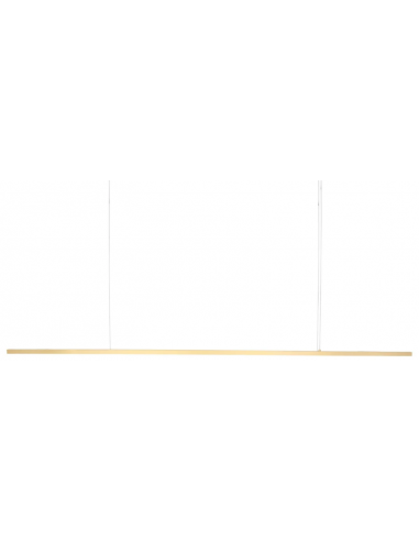 Fairfield langbordspendel B200 cm 6,5W LED - Satineret messing