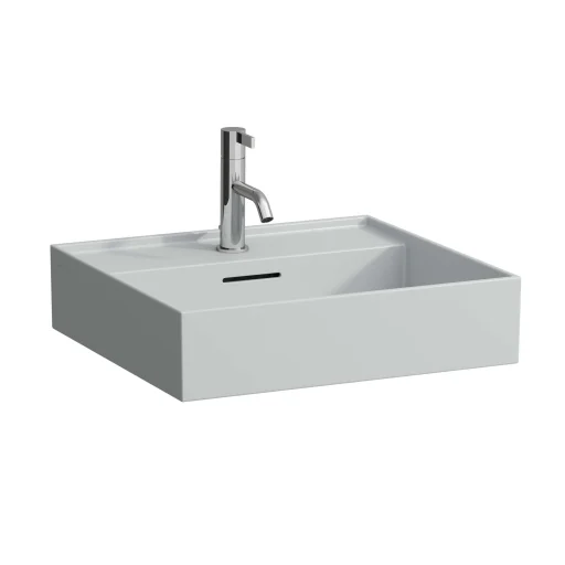 Kartell Laufen håndvask, 50x46 cm, mat grå