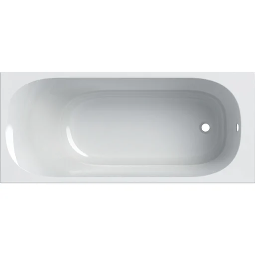 GEBERIT badekar 1600x700x450mm smal kant m/ben akryl white