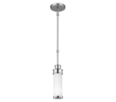 Payne Badeværelseslampe i stål og glas Ø7,4 cm 1 x G9 LED - Poleret krom/Hvid