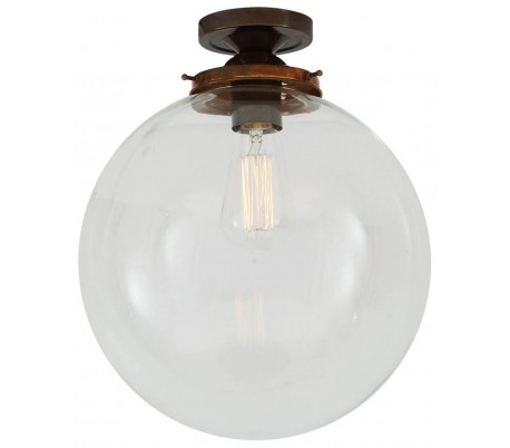 Riad Kugleplafond Ø30 cm 1 x E27 - Antik messing