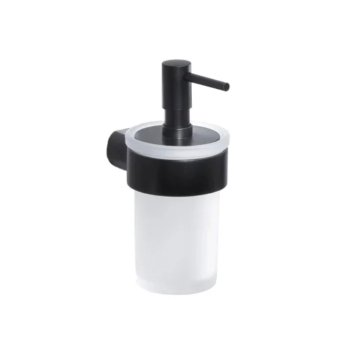 Hefe Piren sæbedispenser, mat sort