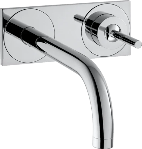 Axor Uno 2-huls vandhane, indbygning, 165 mm, krom