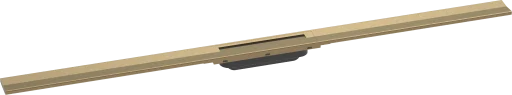 Hansgrohe Raindrain Flex afløbsrende, fri montering, 1200 mm, børstet bronze