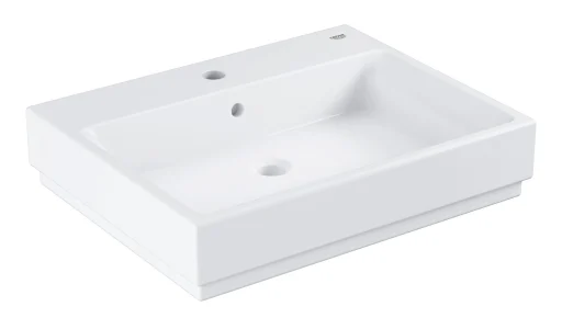 Grohe Cube Ceramic håndvask 60x49 cm, PureGuard, alpinhvid