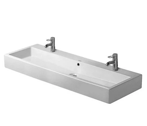 Duravit Vero håndvask m/2 hanehuller & overløb 120 cm