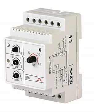 DEVIreg 316 Termostat uden føler, Hvid