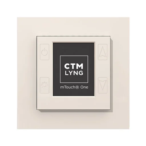 mTouch One, 1P, Termostat og regulator, polarhvid (RAL9010)