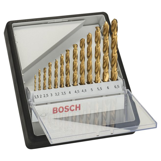 Bosch Borsæt HSS-tin 135gr 1,5-6,5mm 13st Robu - 2607010539