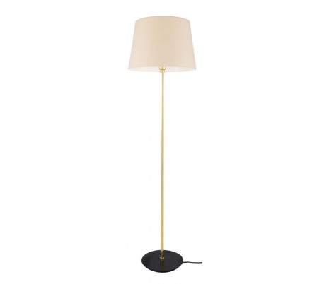 Lyre Gulvlampe H148 cm 1 x E27 - Creme/Messing