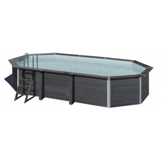 Swim & Fun Fuld komposit pool 6,64 x 3,86 x 1,24m - 2758