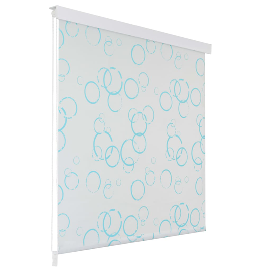 vidaXL rullegardin til brusekabine 120 x 240 cm boble-print