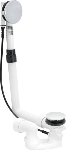 Afløb til bad/brusekar af/overløb Visign M5 40mm t/kar forkromet