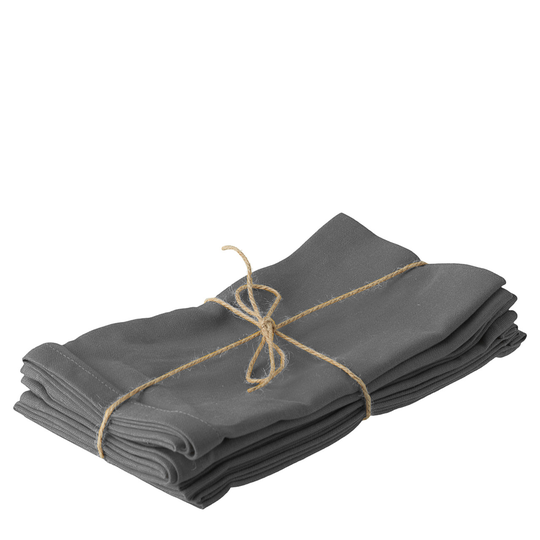 SINNERUP Mundservietter 4 stk. (MØRK GRÅ, ONESIZE)