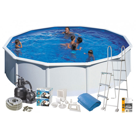 Swim & Fun Pool Basic 120 Ø550 cm Hvid - 2702